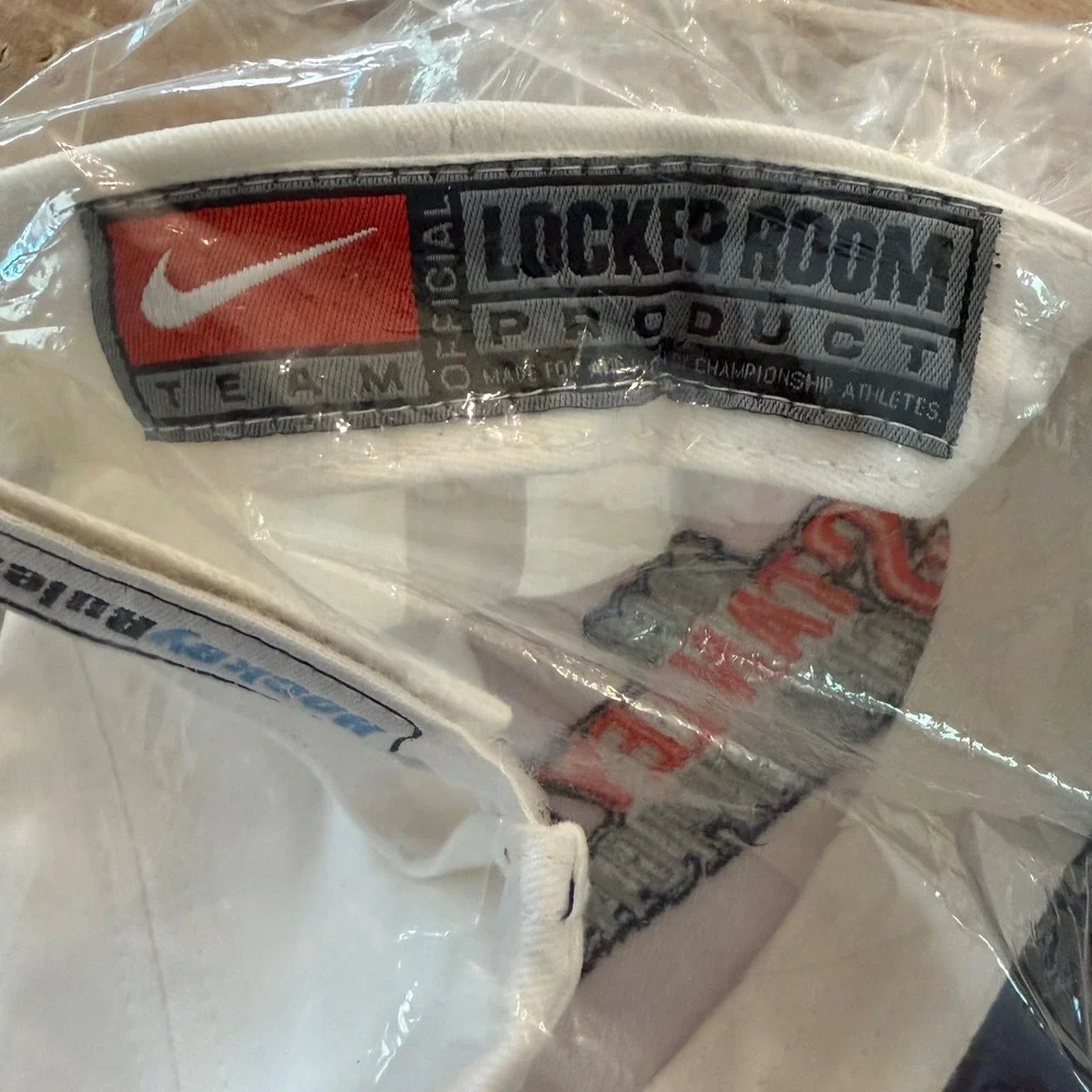 Nike New Jersey Devils 2003 Stanley Cup Champions Hat White Locker Room Cap NHL